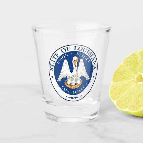 State Seal of Louisiana Shot Glass