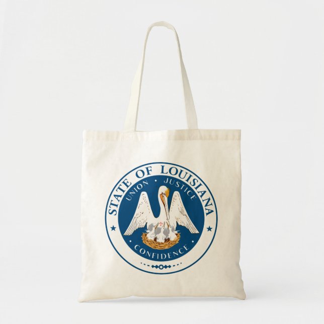 State Seal of Louisiana Tote Bag (Front)