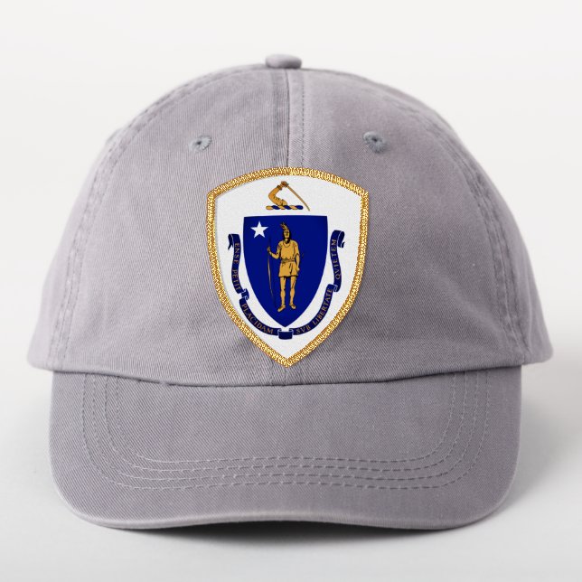State Seal of Massachusetts Patch (On Headwear)