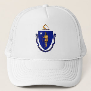 State Seal of Massachusetts Trucker Hat