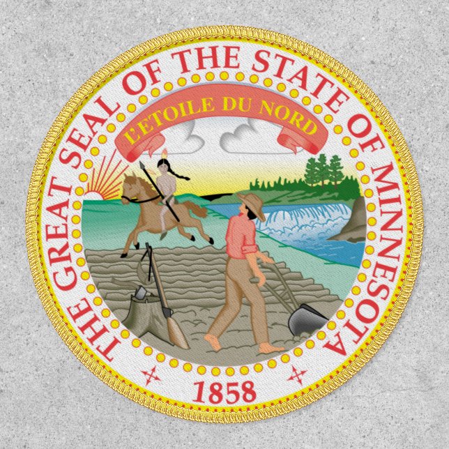 State Seal of Minnesota  Patch (Front)