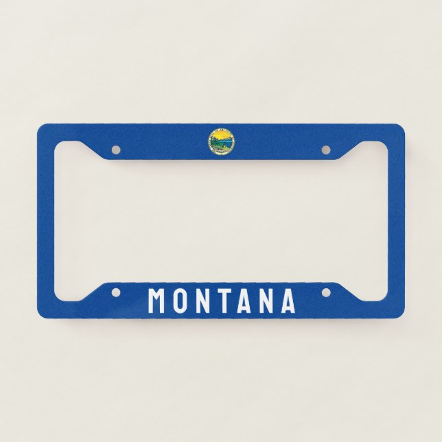 State Seal of Montana (USA) License Plate Frame (Front)