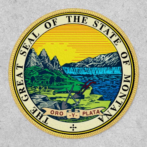 State Seal of Montana USA Patch