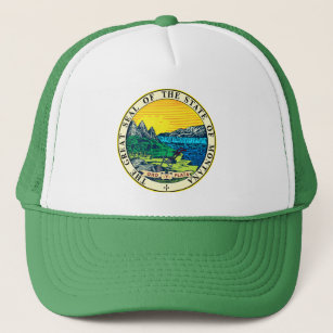 State Seal of Montana (USA) Trucker Hat