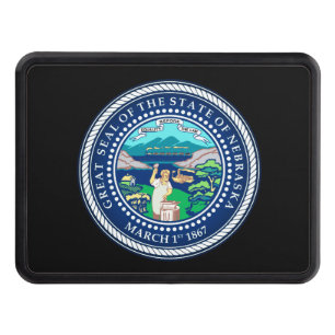 State Seal of Nebraska Hitch Cover
