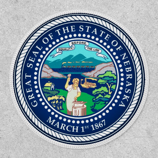 State Seal of Nebraska Patch (Front)