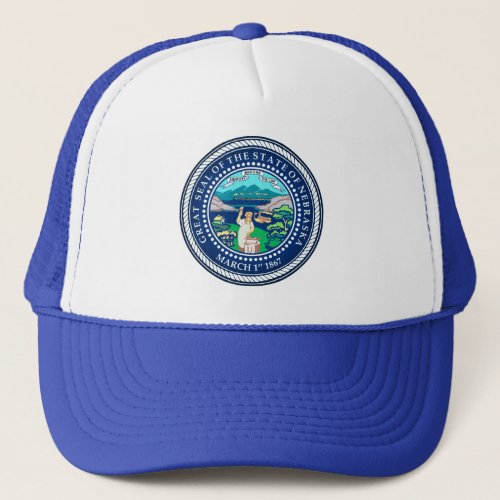 State Seal of Nebraska Trucker Hat