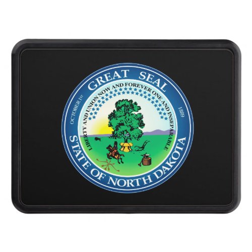 State seal of North Dakota Hitch Cover