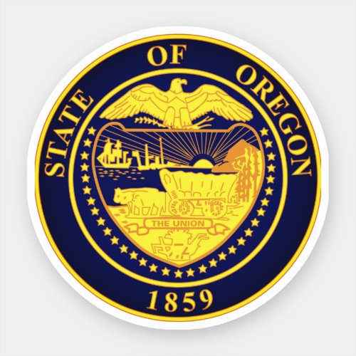 State Seal of Oregon Sticker