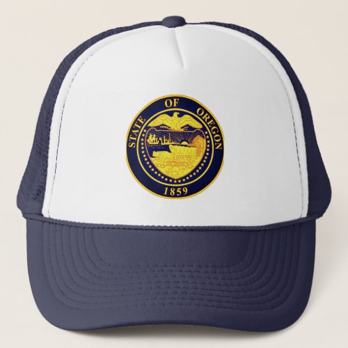 State Seal of Oregon Trucker Hat