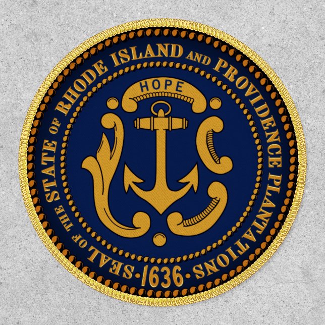 State Seal of Rhode Island Patch (Front)