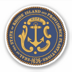 State Seal of Rhode Island Sticker