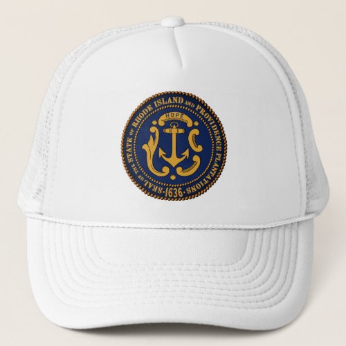 State Seal of Rhode Island Trucker Hat