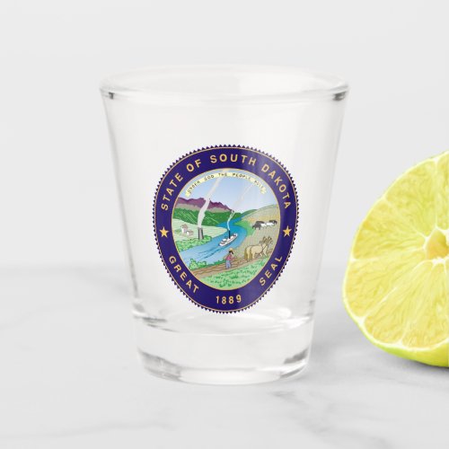 State Seal of South Dakota Shot Glass