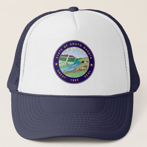 State Seal of South Dakota Trucker Hat