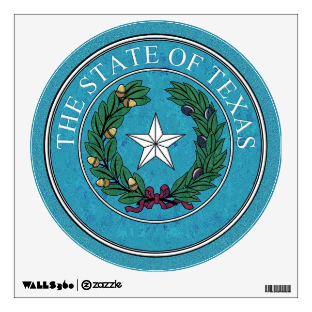 STATE SEAL OF TEXAS WALL DECAL (Front)