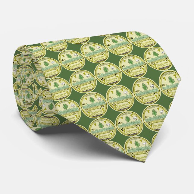State Seal of Vermont Neck Tie (Rolled)