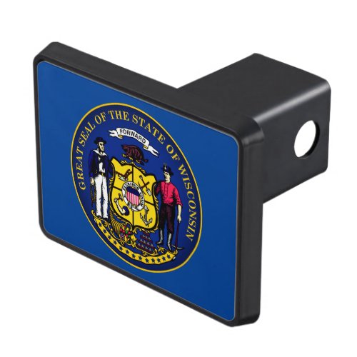 State Seal of Wisconsin Hitch Cover