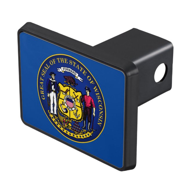 State Seal of Wisconsin Hitch Cover (Top Right)