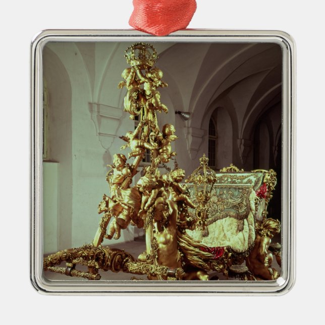 State sleigh of Ludwig II  built 1872-80 Metal Ornament (Front)