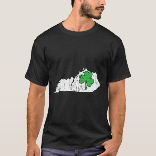 State St Patricks Day Kentucky Green Shamrock  T_Shirt