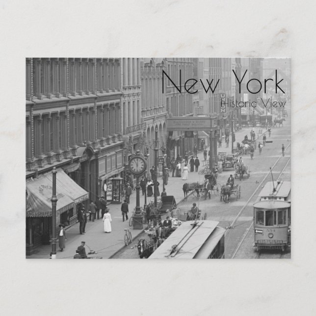 State Street Clock Postcard (Front)
