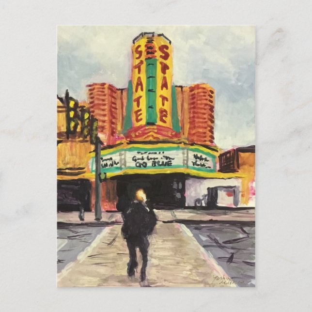 State Theater —Ann Arbor, Michigan Postcard (Front)
