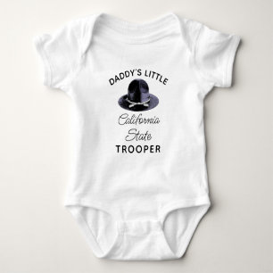 State Trooper Baby - Daddy's Little Trooper Bodysuit