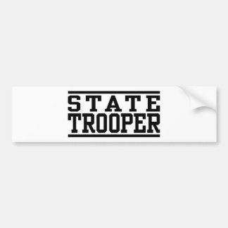 State Trooper Bumper Stickers - Car Stickers | Zazzle