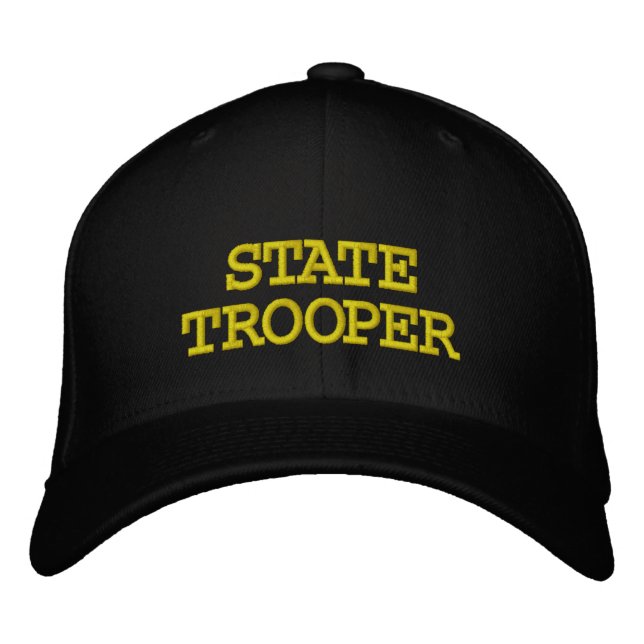 STATE TROOPER EMBROIDERED BASEBALL CAP (Front)