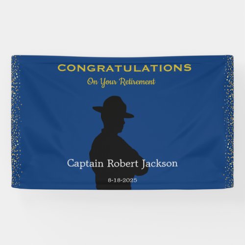   State Trooper Highway Patrol  Retirement Banner