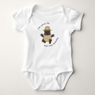 State trooper mommy baby bodysuit