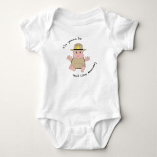 State trooper mommy baby bodysuit