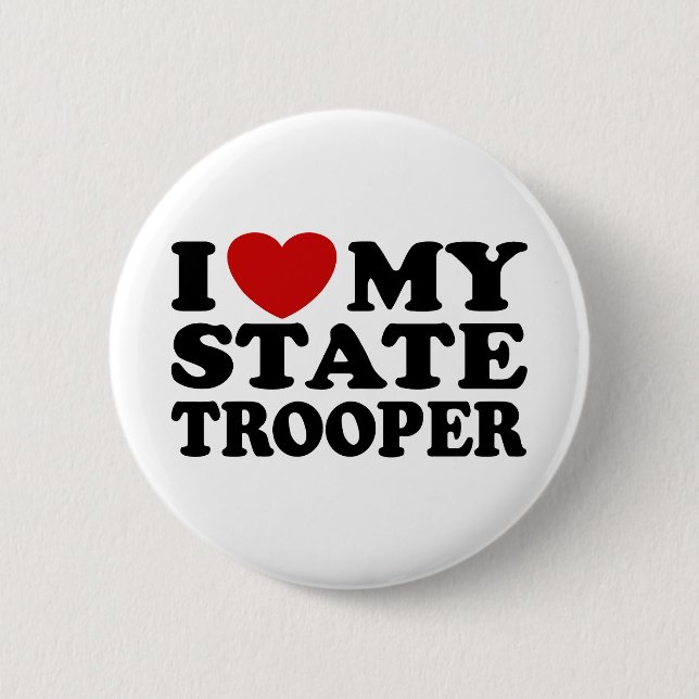 State Trooper Pinback Button (Front)