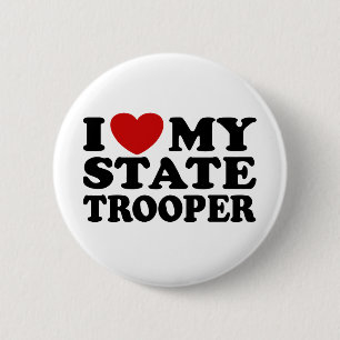 State Trooper Pinback Button