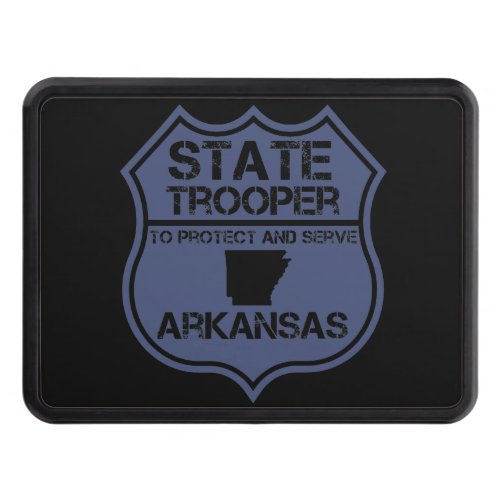 State Trooper To Protect And Serve Arkansas Hitch Cover
