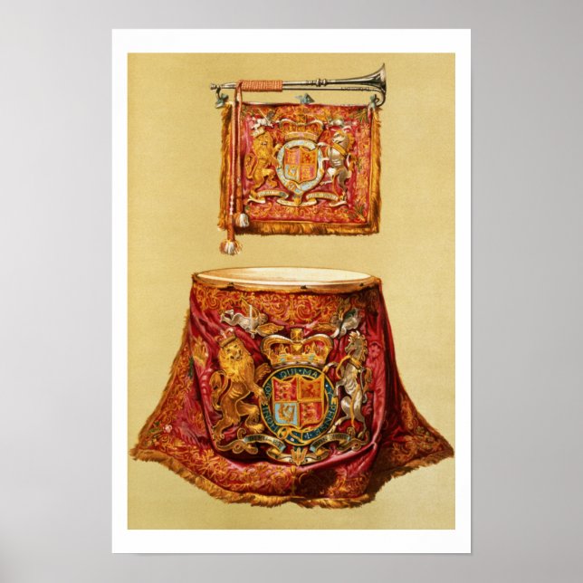 State trumpet, probably George III, and kettledrum Poster (Front)