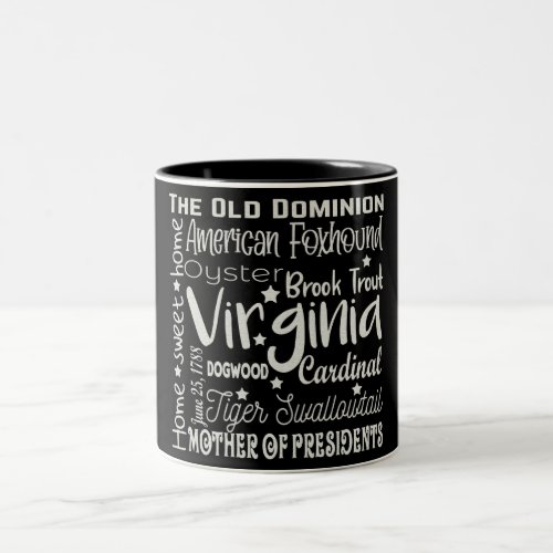 StateVirginia Two_Tone Coffee Mug