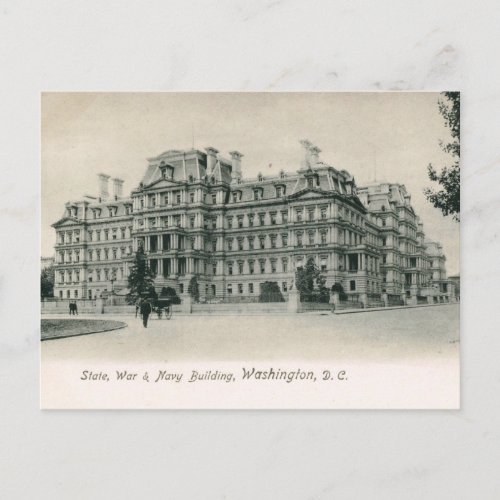 State War Navy Building Washington DC Vintage Postcard