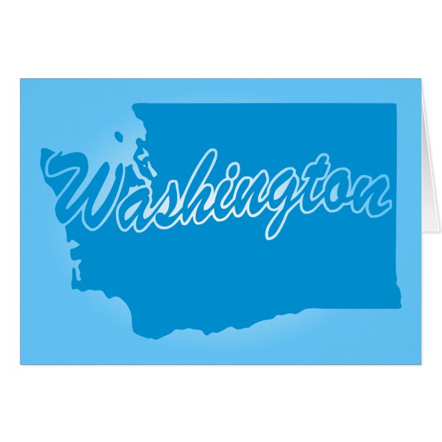 State Washington Cards (Front Horizontal)