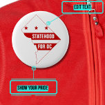 Statehood for Washington DC with Map Button<br><div class="desc">For more than 200 years, the residents of Washington, DC have been subjected to systemic inequality and denied the full rights of citizenship that the residents of states enjoy including voting representation in Congress. It is time to right a great historic wrong. DC residents want statehood and made their voter...</div>