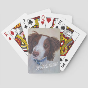 STATELY AUBURN SETTER MIX POKER CARDS
