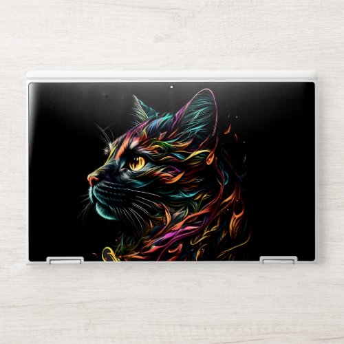 Stately Feline Profile  HP Laptop Skin