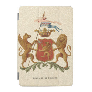 Stately Heraldic Badge with Griffin and Lion iPad Mini Cover