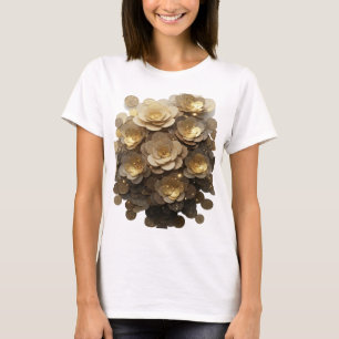 Statement Gray ABSTRACT ART Fashion Print T-Shirt