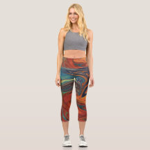 Statement-Making Watercolor Best Leggings