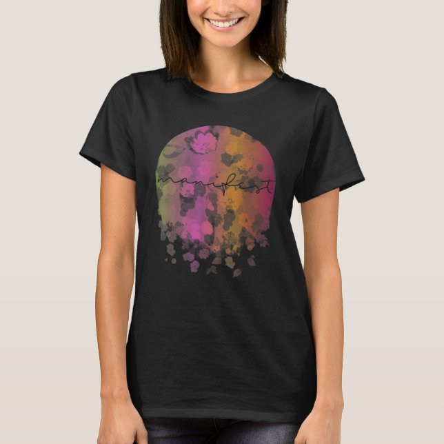 Statement Manifest Tee Artsy High Vibes Abstract F (Front)