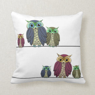 Statement Owl Throw Pillow