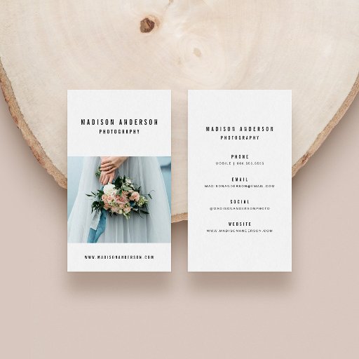 Customizable Statement | Photography Business Cards