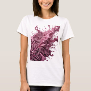 Statement Silver ABSTRACT ART Art Print T-Shirt